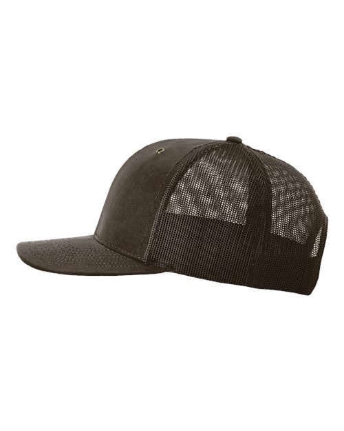 Richardson 112WF Fremont Trucker Cap - Brown - side