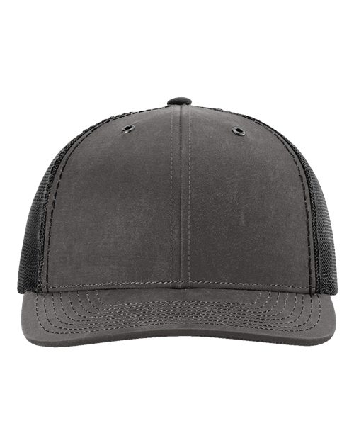 Richardson 112WF Fremont Trucker Cap - Charcoal/ Black - front