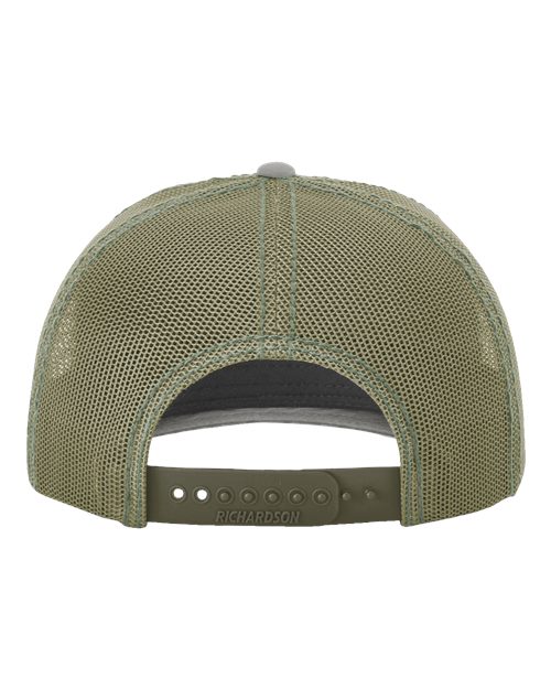 Richardson 112WF Fremont Trucker Cap - Khaki/ Loden - back