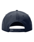 Richardson 258 Five-Panel Classic Rope Cap - Navy/ White - back
