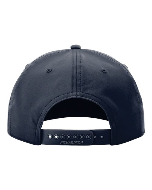 Richardson 258 Five-Panel Classic Rope Cap - Navy/ White - back