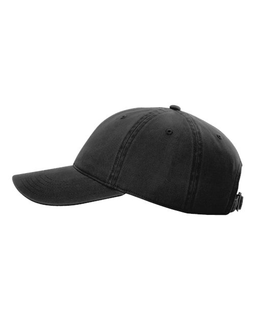 Richardson 326 Peach Twill Dad Hat - Black - side