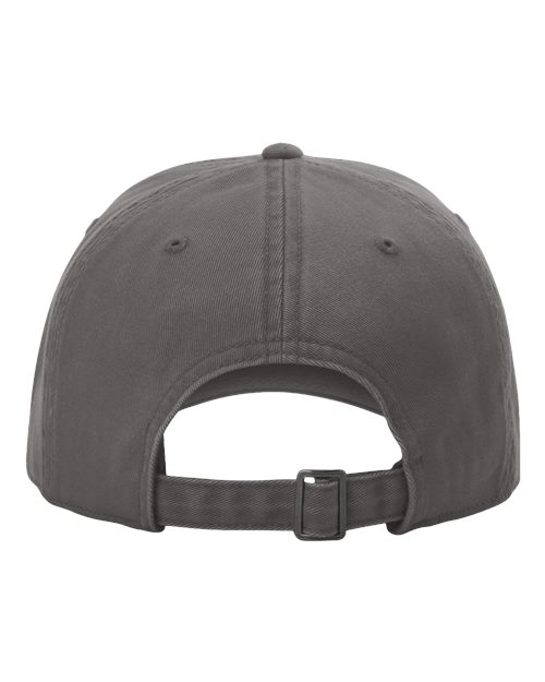 Richardson 326 Peach Twill Dad Hat - Charcoal - back