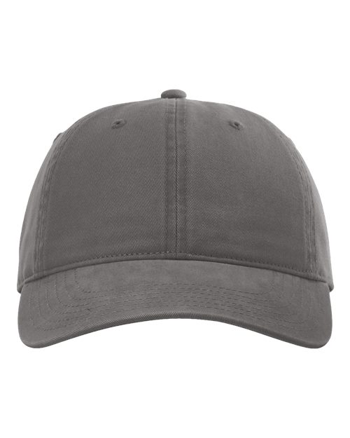 Richardson 326 Peach Twill Dad Hat - Charcoal - front