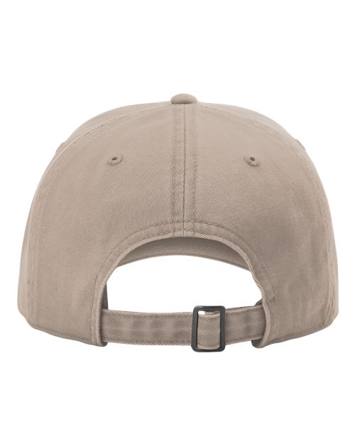 Richardson 326 Peach Twill Dad Hat - Dark Khaki - back