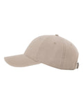 Richardson 326 Peach Twill Dad Hat - Dark Khaki - side