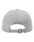 Richardson 326 Peach Twill Dad Hat - Grey - back