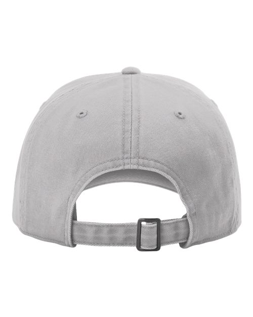 Richardson 326 Peach Twill Dad Hat - Grey - back