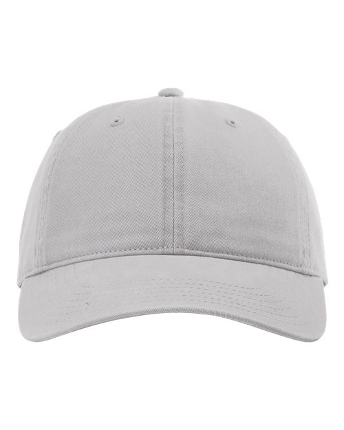 Richardson 326 Peach Twill Dad Hat - Grey - front