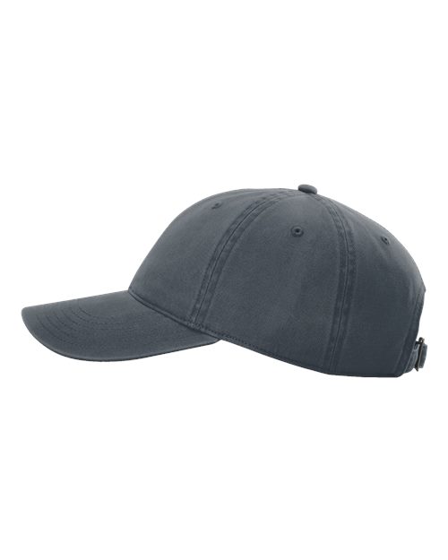 Richardson 326 Peach Twill Dad Hat - Navy - side
