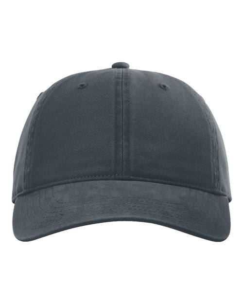 Richardson 326 Peach Twill Dad Hat - Navy - front