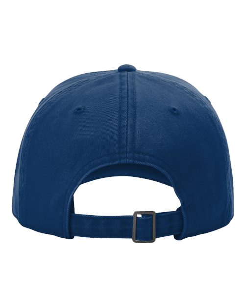 Richardson 326 Peach Twill Dad Hat - Royal - back