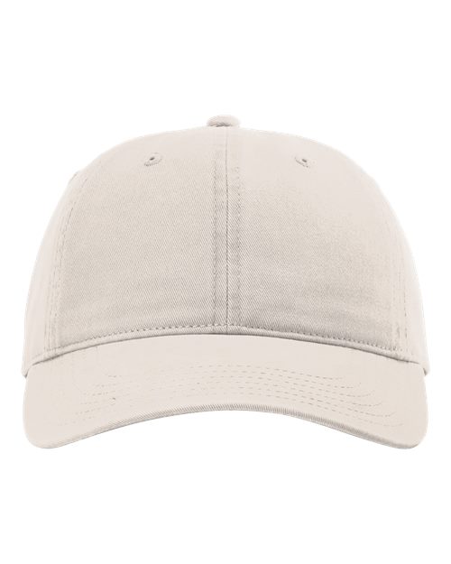 Richardson 326 Peach Twill Dad Hat - Stone - front