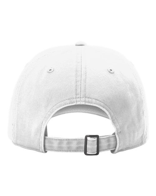 Richardson 326 Peach Twill Dad Hat - White - back