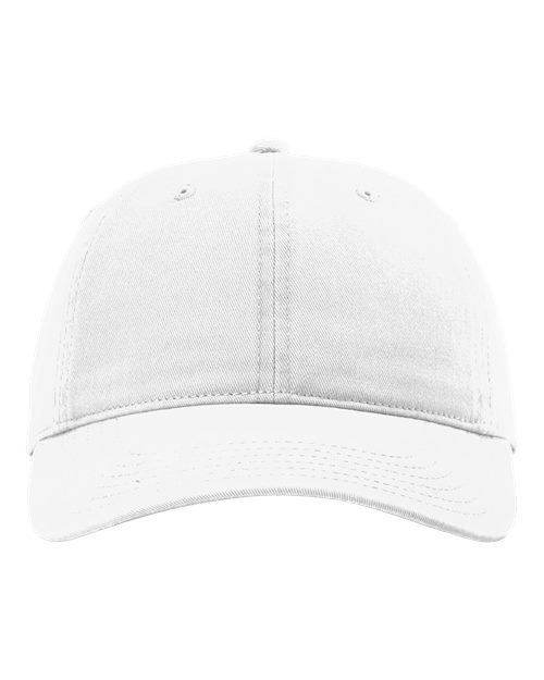 Richardson 326 Peach Twill Dad Hat - White - front