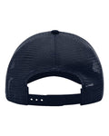 Richardson 111 Garment-Washed Trucker Cap - Navy - back