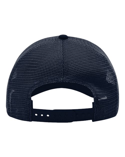 Richardson 111 Garment-Washed Trucker Cap - Navy - back
