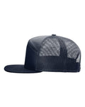 Richardson 168 Seven-Panel Trucker Cap - Navy - side