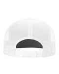 Richardson 168 Seven-Panel Trucker Cap - White - back