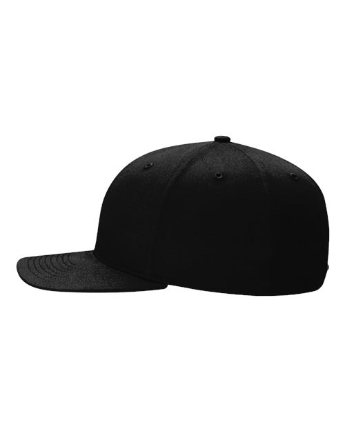 Richardson 312 Twill Back Trucker Cap - Black - side