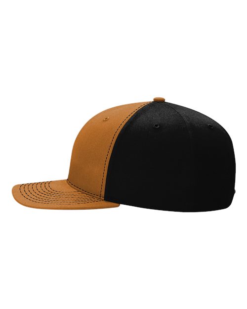 Richardson 312 Twill Back Trucker Cap - Caramel/ Black - side