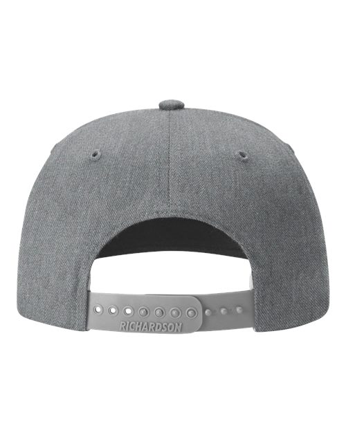 Richardson 312 Twill Back Trucker Cap - Heather Grey - back