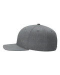 Richardson 312 Twill Back Trucker Cap - Heather Grey - side