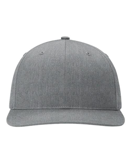 Richardson 312 Twill Back Trucker Cap - Heather Grey - front