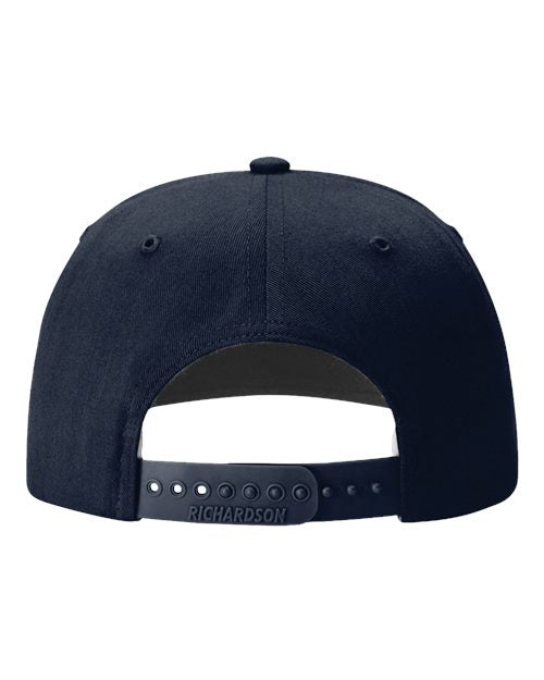 Richardson 312 Twill Back Trucker Cap - Navy - back