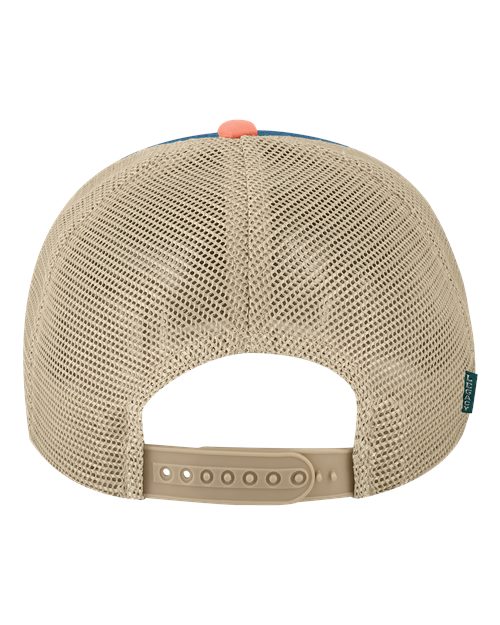 LEGACY LTA Laguna Cap - Marine/ Salmon/ Khaki - back