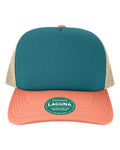 LEGACY LTA Laguna Cap - Marine/ Salmon/ Khaki - front