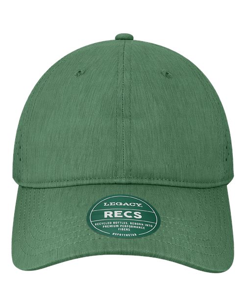 LEGACY RECS Reclaim Sport Mesh Cap - Eco Dark Green - front