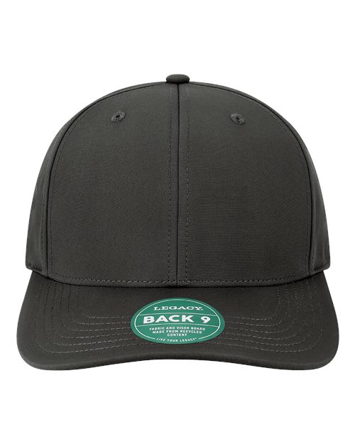 LEGACY B9A Back Nine Cap - Black - front