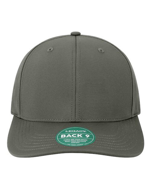 LEGACY B9A Back Nine Cap - Dark Grey - front