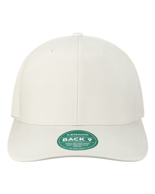 LEGACY B9A Back Nine Cap - White - front