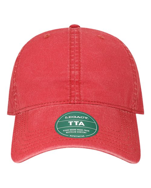 LEGACY TTA Terra Twill Cap - Weathered Red - front