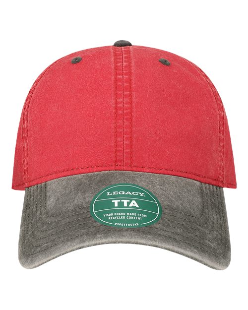 LEGACY TTA Terra Twill Cap - Weathered Red/ Cinder - front