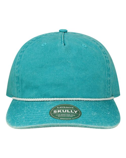 LEGACY SKULLY Skully Rope Cap - Aqua - front