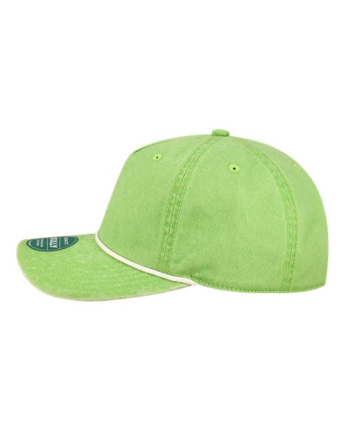 LEGACY SKULLY Skully Rope Cap - Lime Green - side