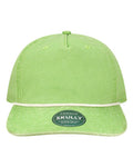 LEGACY SKULLY Skully Rope Cap - Lime Green - front