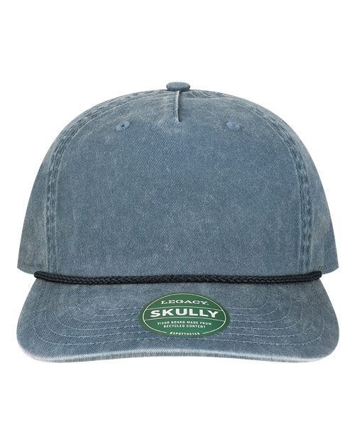 LEGACY SKULLY Skully Rope Cap - Navy - front