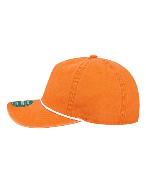 LEGACY SKULLY Skully Rope Cap - Tangerine Orange - side