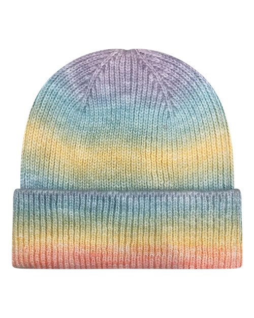 LEGACY KTDRB Tie-Dyed Ribbed Beanie - Sherbet - front