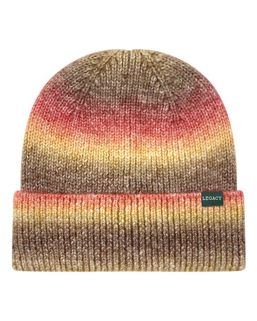 LEGACY KTDRB Tie-Dyed Ribbed Beanie - Sunset - back