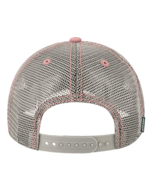LEGACY DTA Dashboard Trucker Cap - Dusty Rose/ Grey - back
