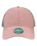 LEGACY DTA Dashboard Trucker Cap - Dusty Rose/ Grey - front
