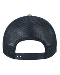 LEGACY DTA Dashboard Trucker Cap - Stone/ Olive/ Navy - back