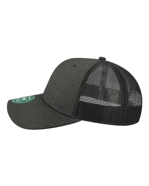 LEGACY MPS Mid-Pro Snapback Trucker Cap - Black Z - Quilted - side