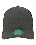 LEGACY MPS Mid-Pro Snapback Trucker Cap - Black Z - Quilted - front