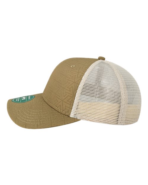 LEGACY MPS Mid-Pro Snapback Trucker Cap - Brown Z - Quilted - side